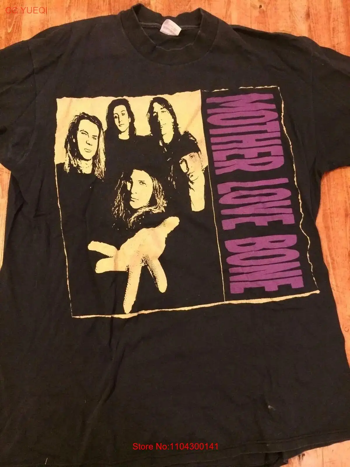 Черная хлопковая футболка с короткими рукавами Mother Love Bone унисекс S-5XL для мужчин и