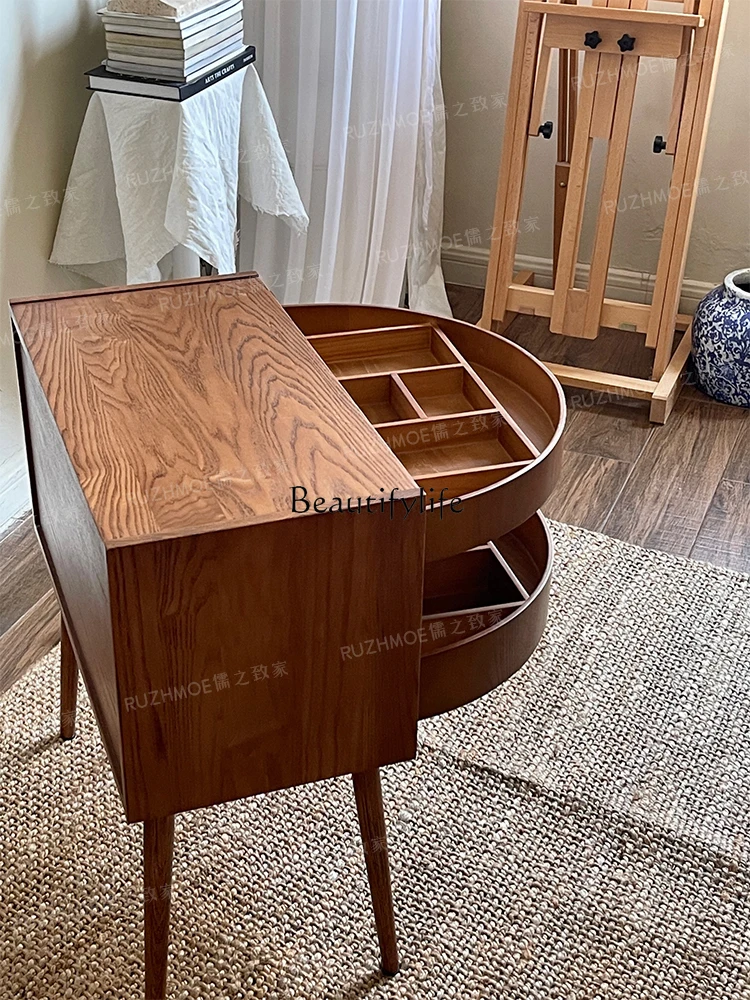 Zhonggu ротанговый прикроватный столик многофункциональный вращающийся боковой