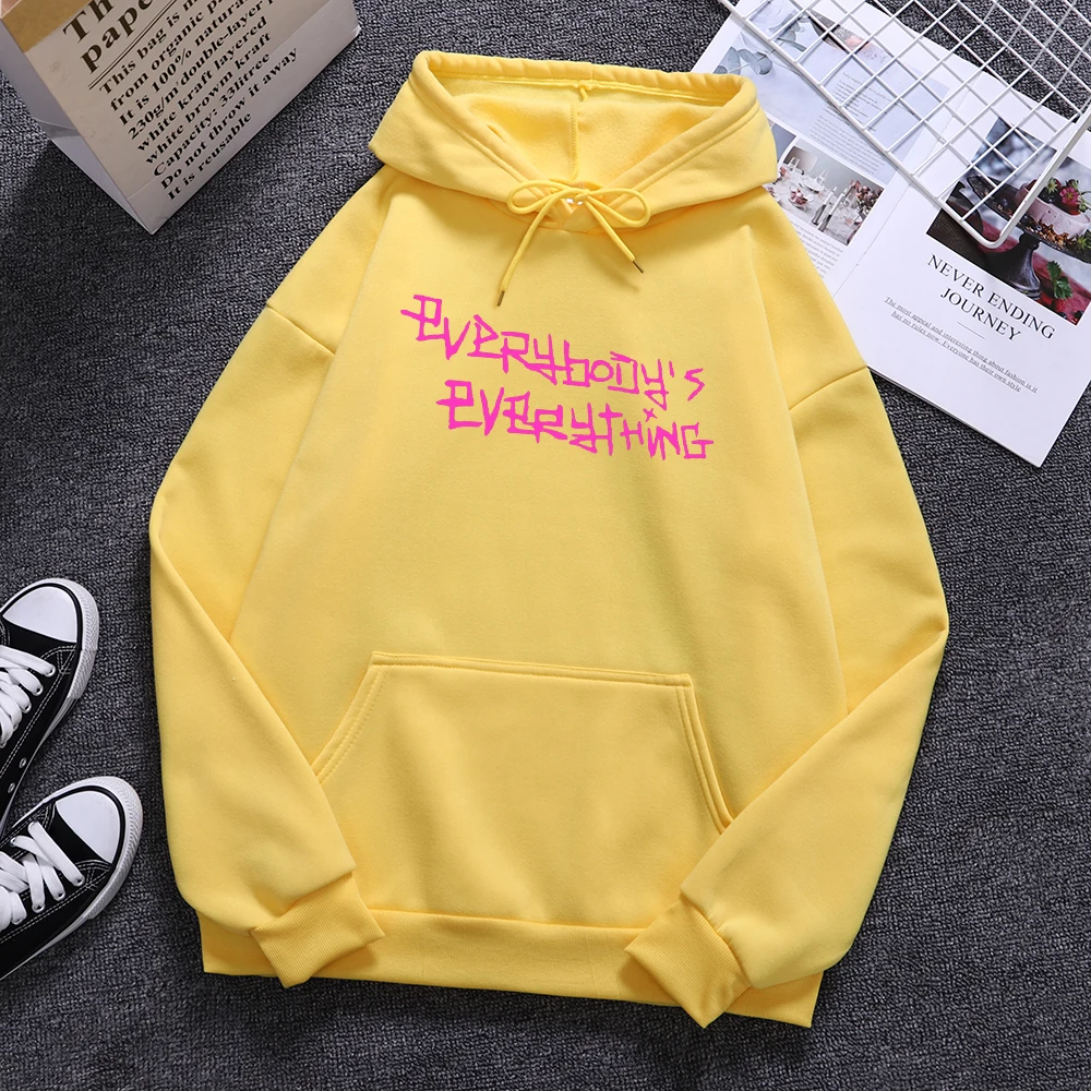 

Everybody'S Everything Creative Font Hoodies Men O-Neck Fashion Sweatshirt Autumn Fleece Clothes Simple All-math Male Pullover