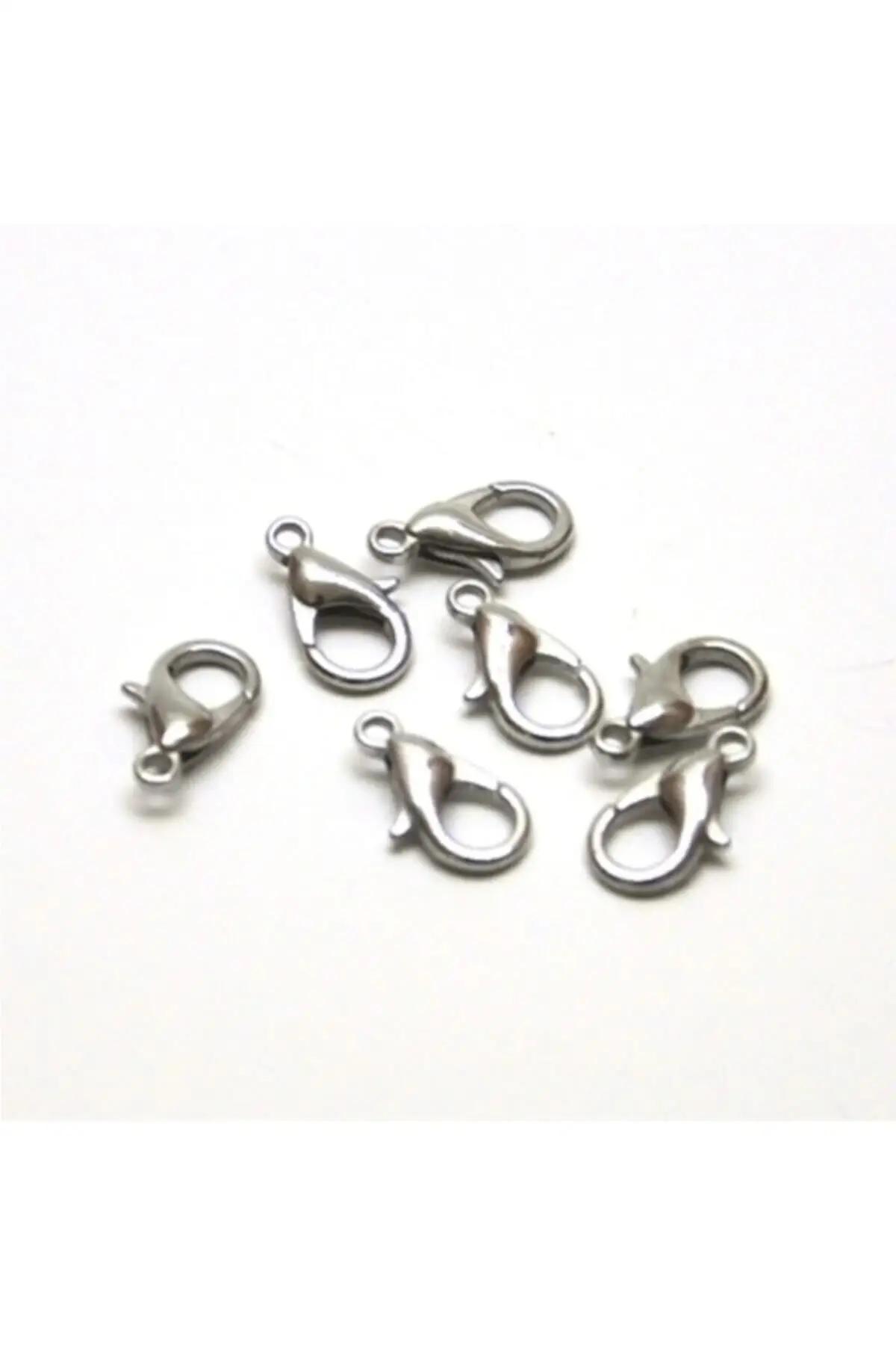 

502 pear Clip (Parrot Clip)-50 PCs Silver Color