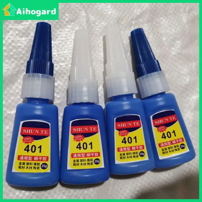 

401 Multifunction Super Glue Quick Sol Ceramic Glass Glue Instant Fast Adhesive Stronger Super Glue Quick Dry Household Goods