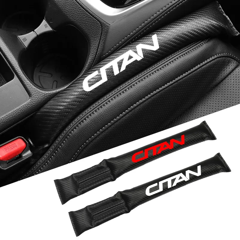 

Carbon Fiber Car Interior Seat Gap Plug Filler Pad For Mercedes Benz CITAN 2012-2020 logo Car Accessories