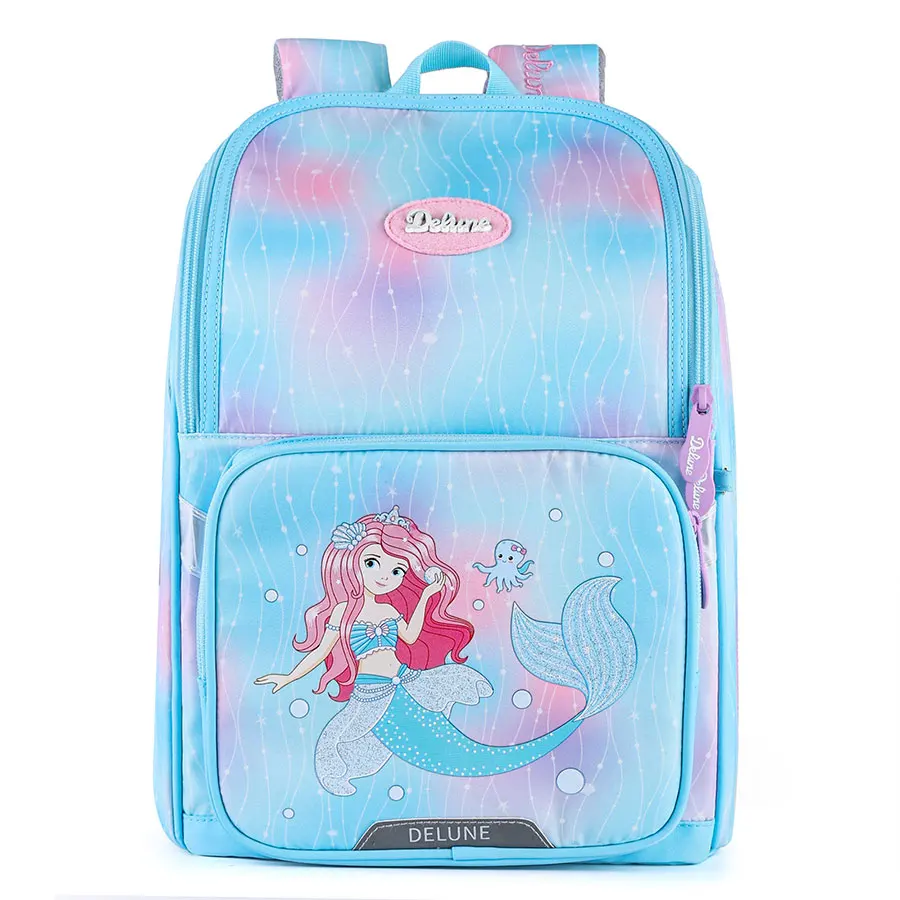 2022 Children Beautiful Mermaid 5-10 Years Girls School Bags for Kids 3D Orthopedic Primary Cartoon Backpacks mochila infantil
