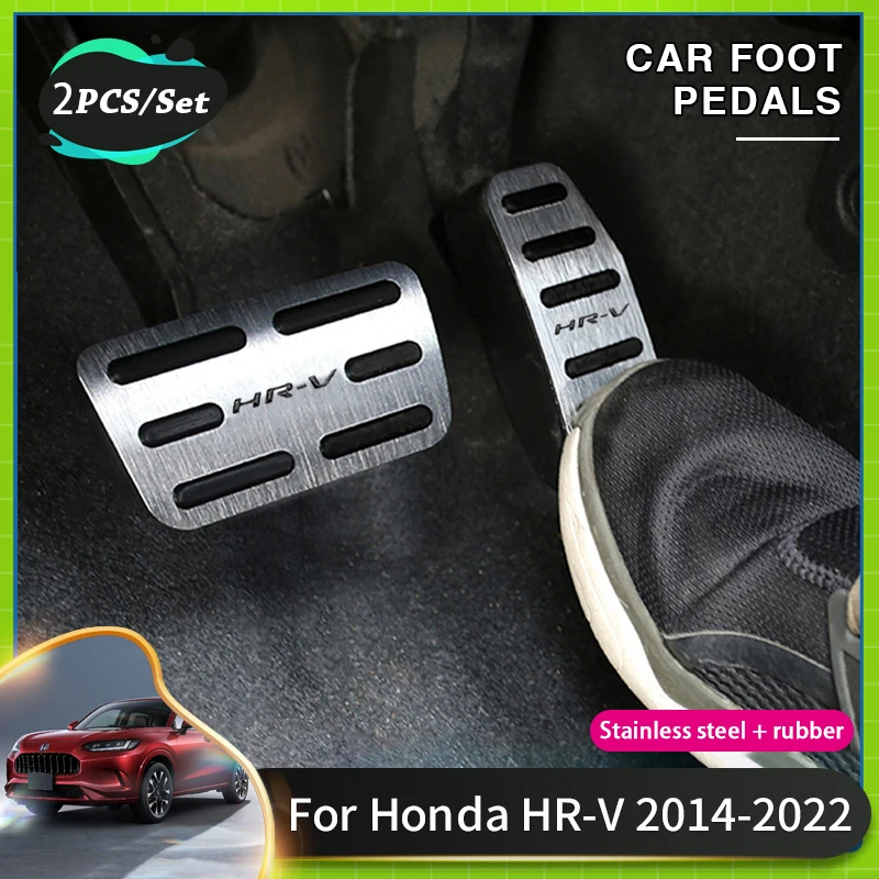 

Car Foot Pedal Pad Cover For Honda HRV 2022 Acessories HR V Vezel XNV MNV VE1 2014~2022 Car Brake Clutch Pedal Non Slip Pads