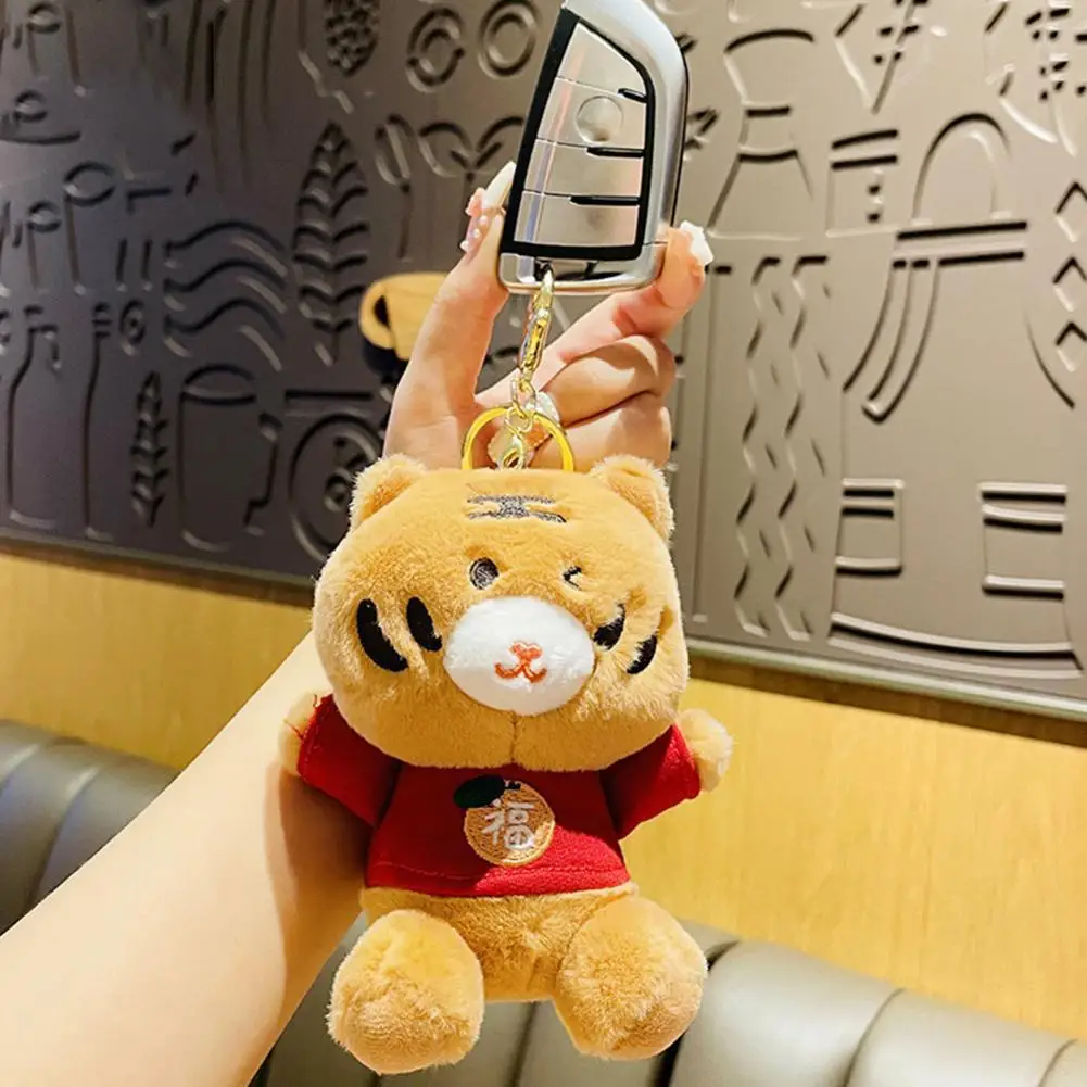 

Fashion Tigers Plush Hanging Pendants Tiger Keyring Lightweight Adorable