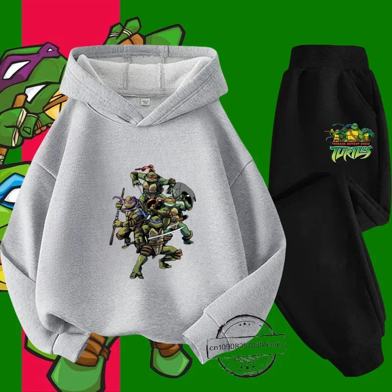 TMNT Детский Осенне-зимний Костюм С Толстовкой Длинными Рукавами Уличная