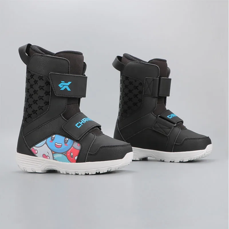 

Новинка 2022, женская Лыжная обувь, детские ботинки для девочек, зимние ботинки, Уличная обувь для сноуборда, бархатная теплая хлопковая обувь, детские лыжные ботинки