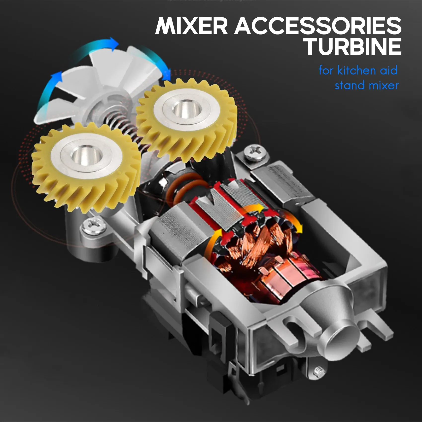 Запасная часть червячной передачи миксера KitchenAid