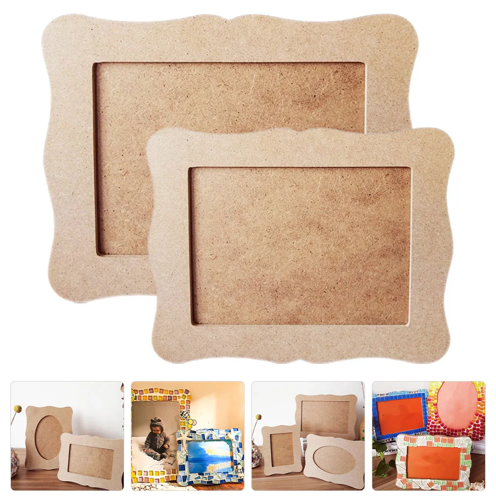 

Frame Photo Wood Picture Frames Woodenyour Own Painting Wall Unfinished Decorate Natural Childrenart Gift Craft Valentinesdiy