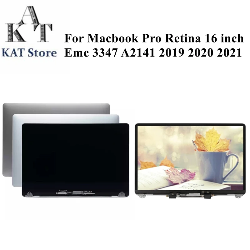 Nuovo per Macbook Pro Retina 16 "A2141 gruppo schermo LCD completo con Shell Emc 3347 2019 2020 2021 parte di ricambio