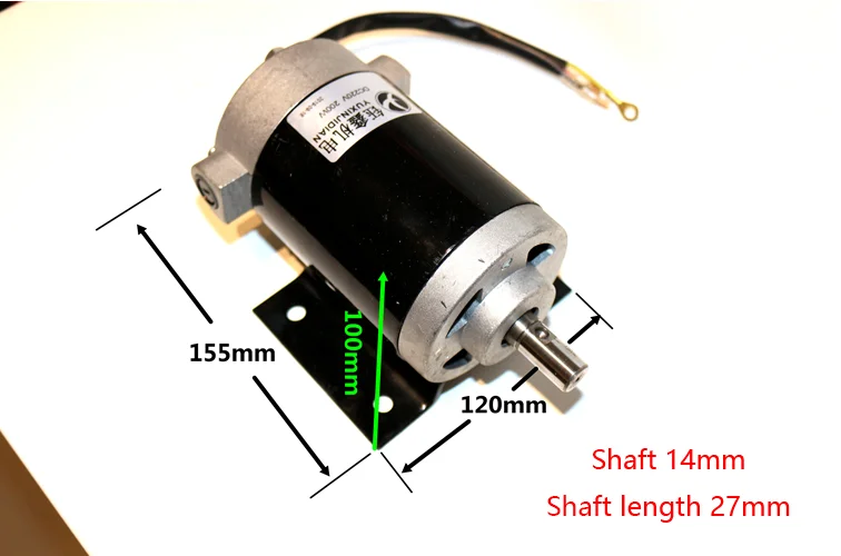 200 Вт DC220V 2700R/MIN мощный двигатель постоянного тока самодельная настольная дрель