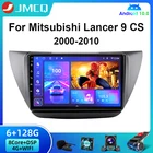 Автомагнитола JMCQ 2DIN для Mitsubishi Lancer 9 CS 2000 - 2010 Android 10,0 мультимедийный видеоплеер стерео навигация GPS 4G Carplay