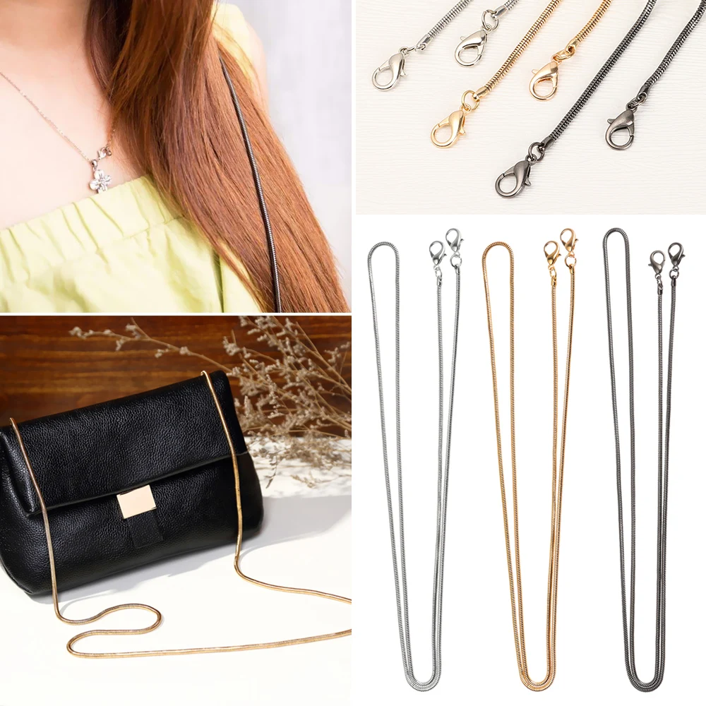 

Quality Shoulder Bags Tool Metal Handbag Purse Replacement Chain Bag Accessories Lantern Chains Strap Lobster Clasp
