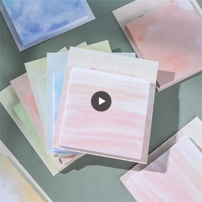 

Notebook Colorful Not Easily Broken Notes Not Easily Warped Big Viscosity Waterproof Memo Pad Duplex Paper Paper Sticker