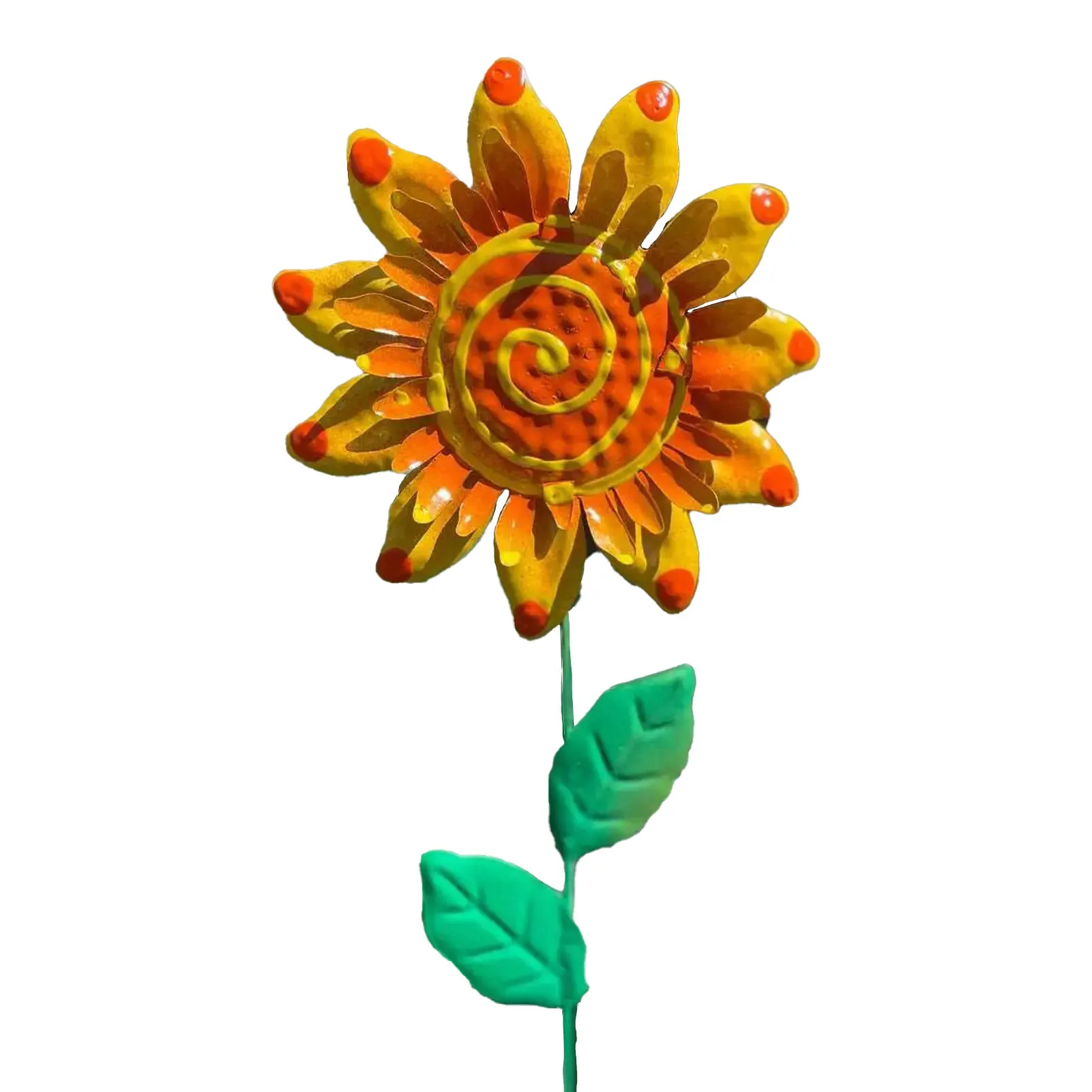 

Colorful Metal Garden Stakes Metal Flower Stakes 23.6 Inch Indoor Outdoor Plant Support Stake Pathway Patio Yard Lawn