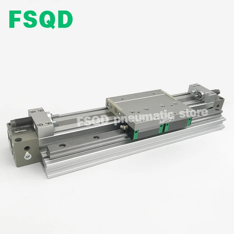 

MY1H16G MY1H20G MY1H25G MY1H32G-100 200 300 400 500 600 700 800 900 1000 FSQD Rodless Cylinder MY1H Series Linear Guide Type