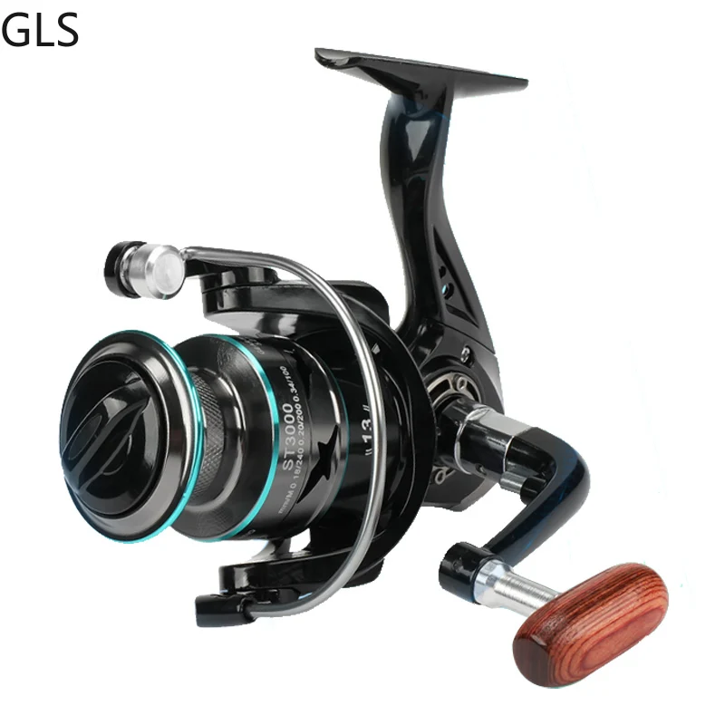 GLS горячая Распродажа 1000-7000 ST-Series высокоскоростная Рыболовная катушка для ловли карпа, передаточное число 5,2: 1, рыболовные аксессуары для спиннинга
