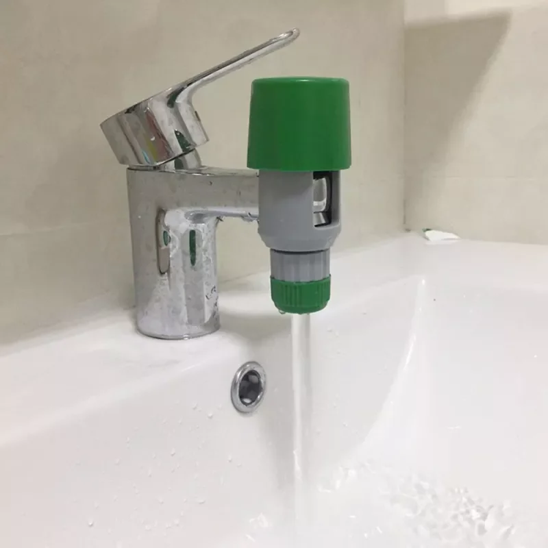 

Universal Tap To Water Hose Connectors Kitchen Watering Equipment Garden Hose Fittings Round Tap Connectors 1 Pc