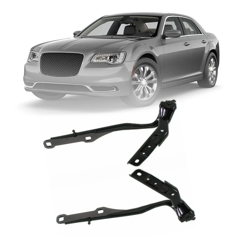 

Car Hood Hinges Set Engine Hood Hinge Cover Panel Trim for 2011-2021 Charger 300 Dodge Charger 55113550AG 55113551AG