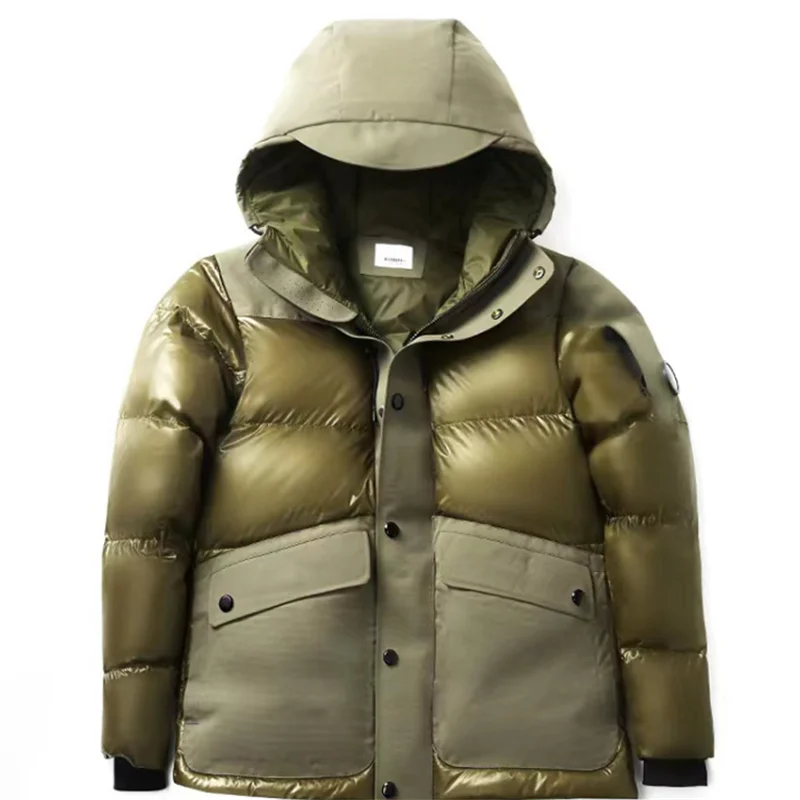 Winter Men'S Outdoor Down Jacket, Short, Thickened And Warm, New European Fashion Brand Bread  Youth  Cotton Padde