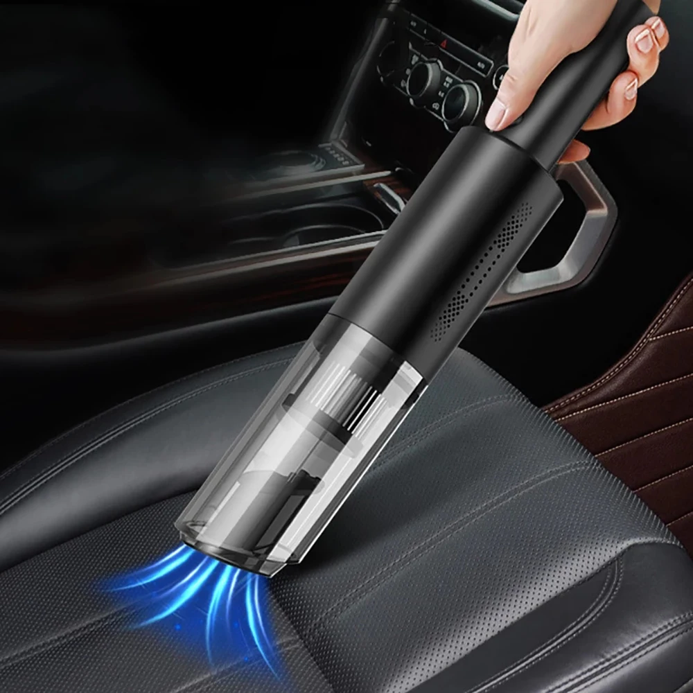 

6000Pa Wireless Car Vacuum Cleaner Cordless Handheld Auto Vacuum Home Car Dual Use Mini Vacuum Cleaner With Built-in Battrery