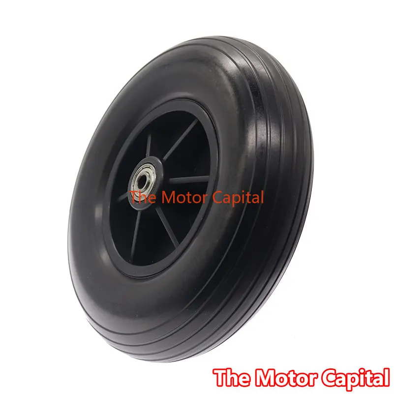 8 Inch PU Wheel Front Small Wheel 200x50 Solid Front Wheel Tire Wheelchair Accessory Universal Solid Front Wheel 8"