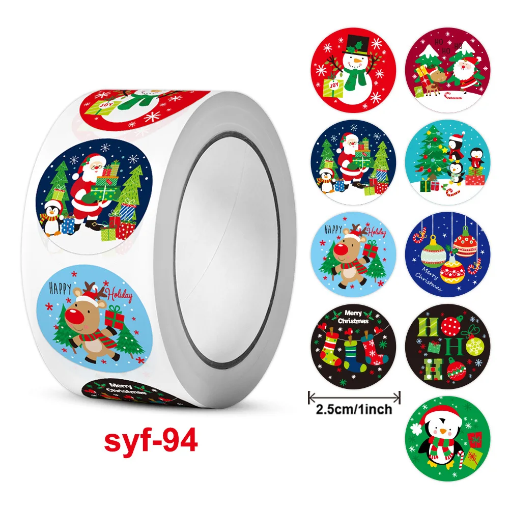 

Рождественские наклейки