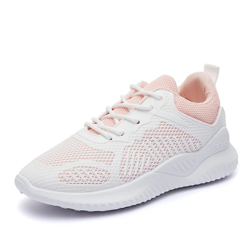 

2022 Mesh Women Sneakers Fashion Light Outdoor Running Shoes Lace Up Flat Casual Shoes Ladies Vulcanized Shoes Chaussures Femme