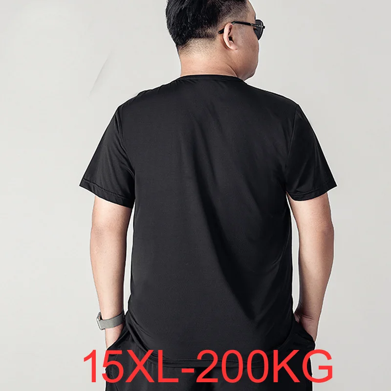 16XL Футболки Летняя футболка Мужчины Топы больших размеров Мужская мода