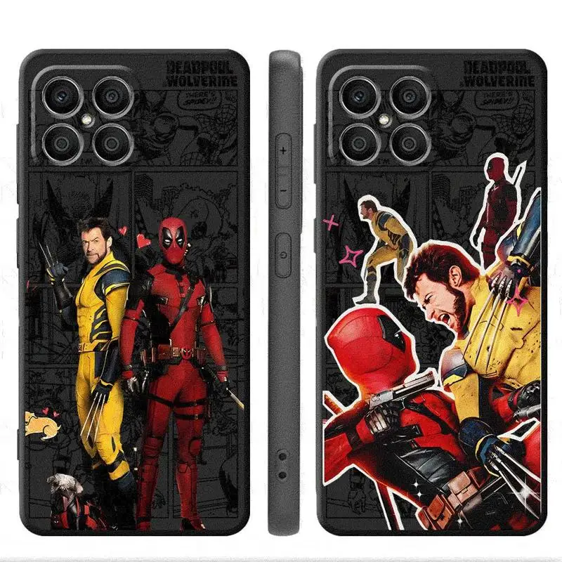 Чехол для телефона Marvel Дэдпул и Росомаха Honor X8a X7b X8 X9a Huawei P40 Lite P30 Pro P20 Pixel 7 8 6a чехол