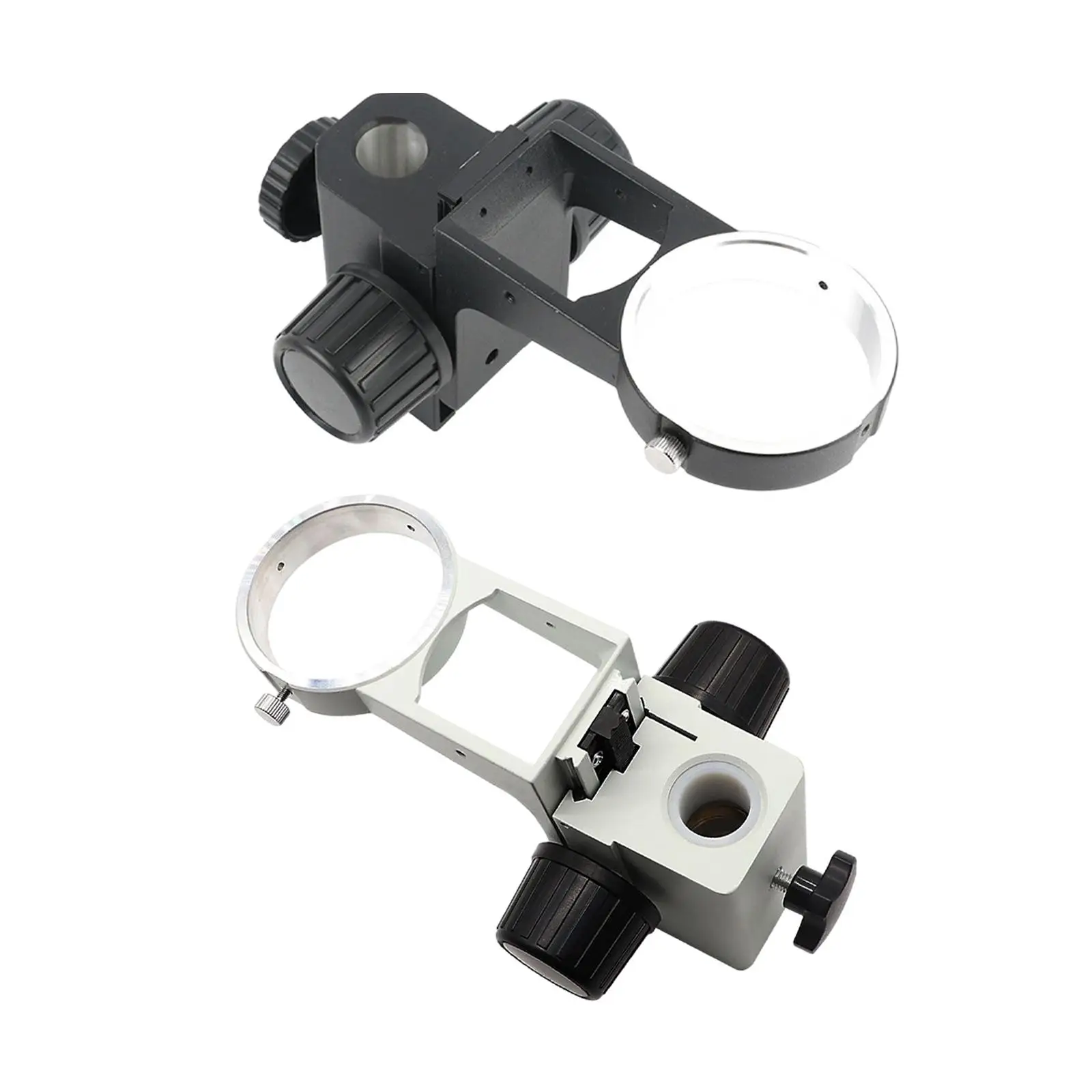 Mikroskop stereoskopowy wspornik skupiający pokrętło podwyższające średnica otworu obiektywu 76mm 25mm kolumny uchwyt ramienia