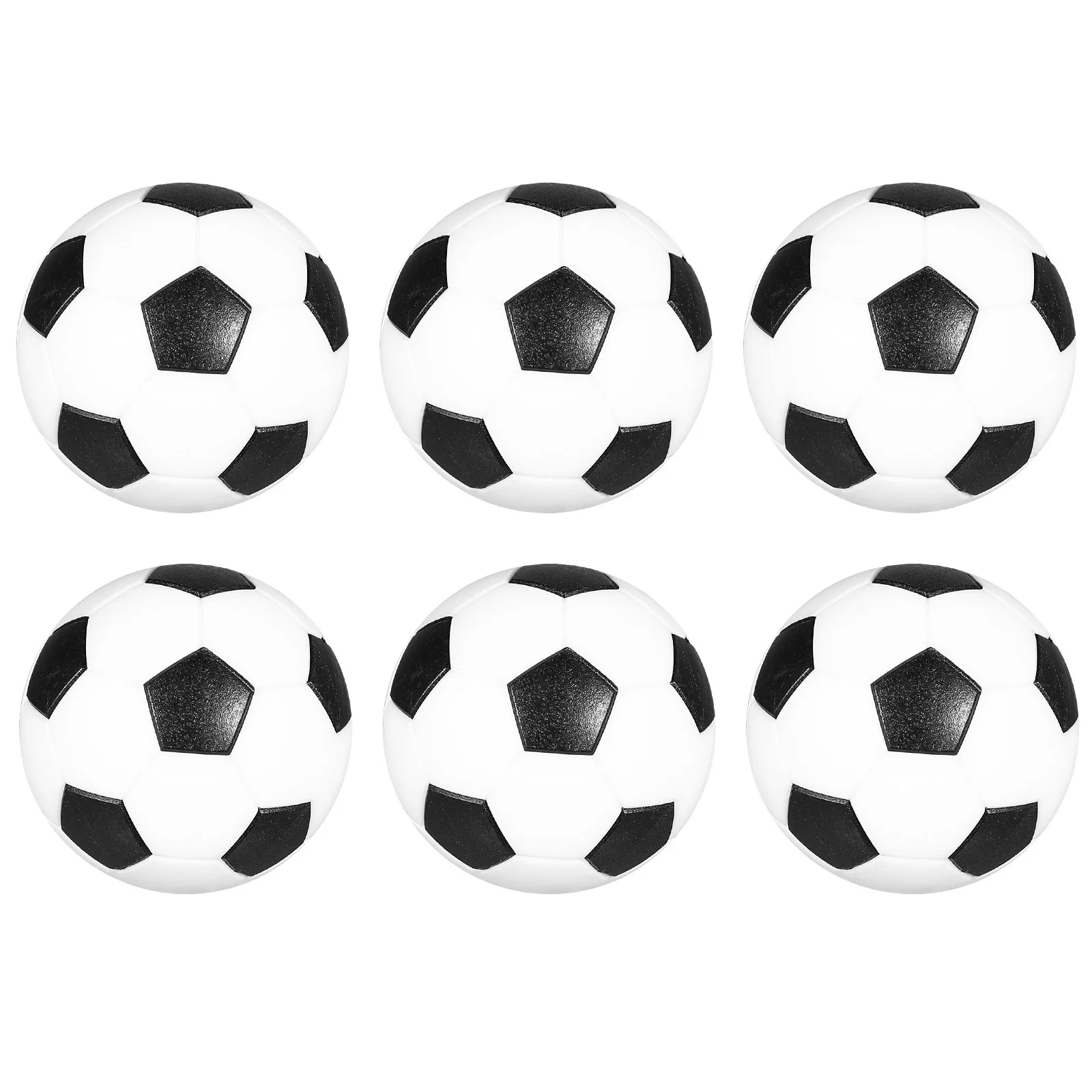 

Soccer Table Balls Official Tabletop Black White Mini Replacements Footballs Game Ball Foosball Replacement Tournament 32Mm Size