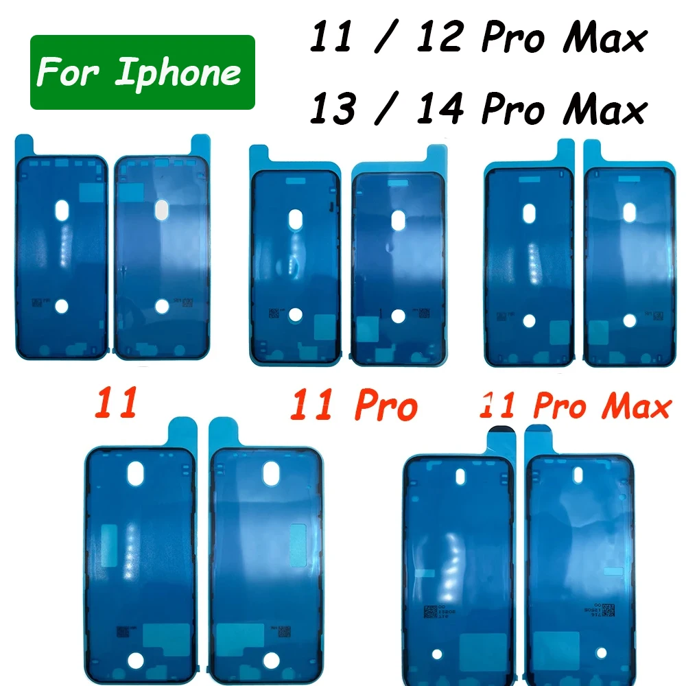 Водонепроницаемая наклейка для iPhone 11 12 13 14 Pro Max Мини ЖК сенсорный экран рамка