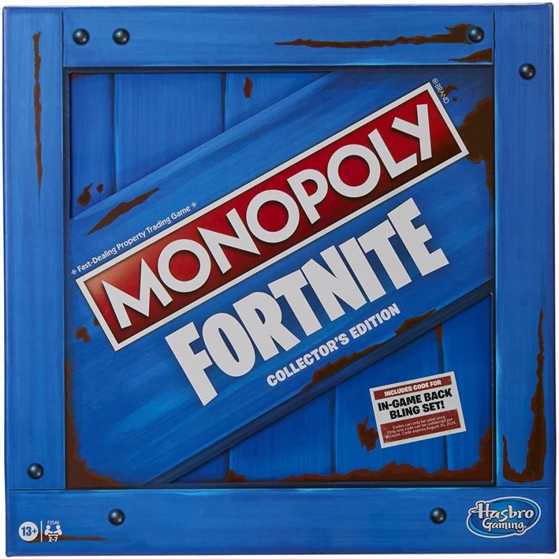 

Hasbro Original Monopoly Game Fortnite English Collector's Edition Party Casual Games Parent-Child Games Gifts Collection