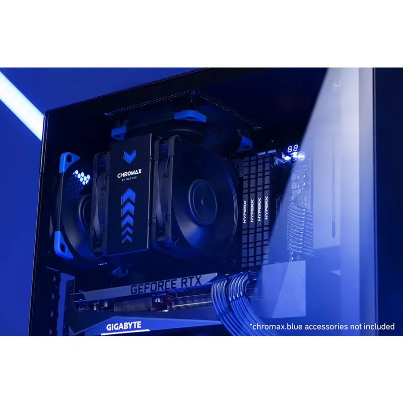 Noctua NH-U12A chromax.black Tower CPU Cooler 7 тепловых трубок двойной 120 мм PWM тихий вентилятор