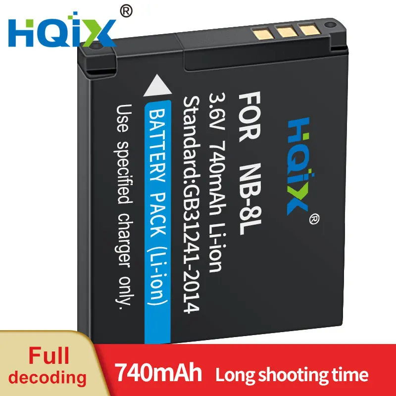 HQIX для Canon A3000 A3100 A2200 PC1475 A3200 A3001 PC1589 PC1474 PC1590 PC1585 камера NB-8L 8LH зарядное устройство