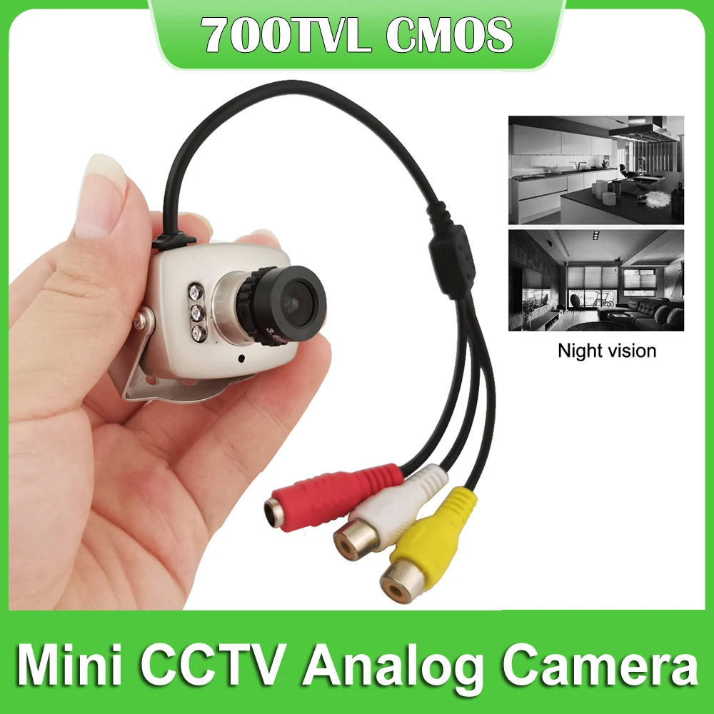 

NEOCoolcam Super Mini Metal 700TVL CMOS Color Analog Camera 940nm IR Night Vision Video Audio Camera with 3.6mm 6mm Lens
