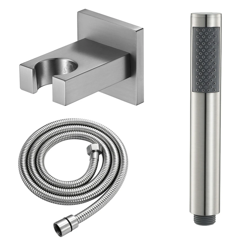 

Brass Hand Shower Hand Held Shower Set With Holder And 1.5M Hose Wall Mount Hand Hold Shower Head