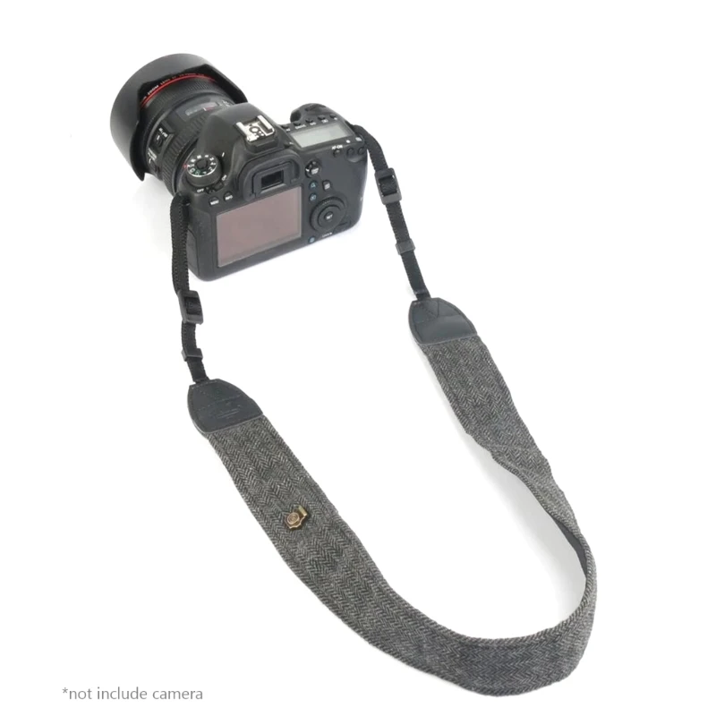 

Retro Camera Neck Strap Band Cotton + Leather Portable Camera Shoulder Strap