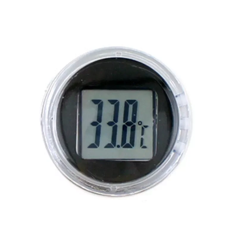 

LCD Display Motorcycle Digital Clock Thermometer Time Monitor Portable Electronic Gauge Instrument Accessory Waterproof