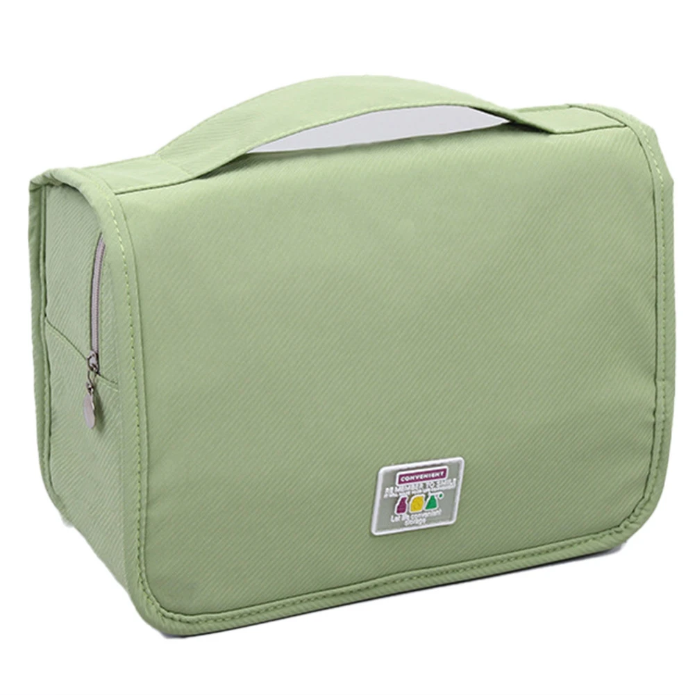 

Hanging Cosmetic Organizer Luggage Pouch Suitcase Makeup Organizer Wash Storage Bag Green