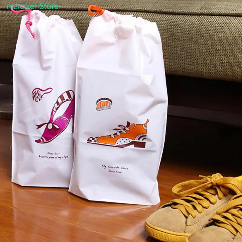 

2Pcs/lot Portable Shoes Storage Bag Waterproof Underwear Organizer Drawstring Women Men Dust-proof Shoe Bags Cover For Travel