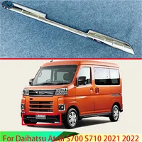 For Daihatsu ATRAI HIJET CARGO 2021 2022 Stainless Steel Before The Bar Bumper Cover Shield Trim Molding Lower Grille
