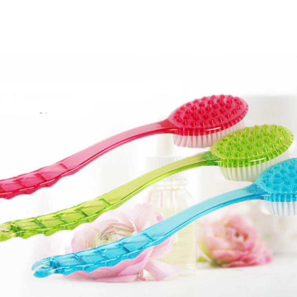 

Bath Brush Long Handle Scrubber Skin Massager Feet Rubbing Body Brush Back Exfoliation Bathroom Accessories