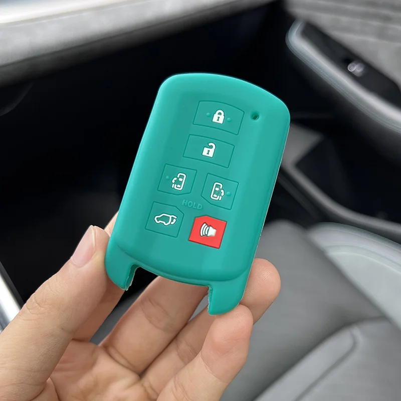 Силиконовый чехол для ключей Брелока Для Toyota Sienna 2011 2012 2013 2014 2015 2016 2017 2018 2019