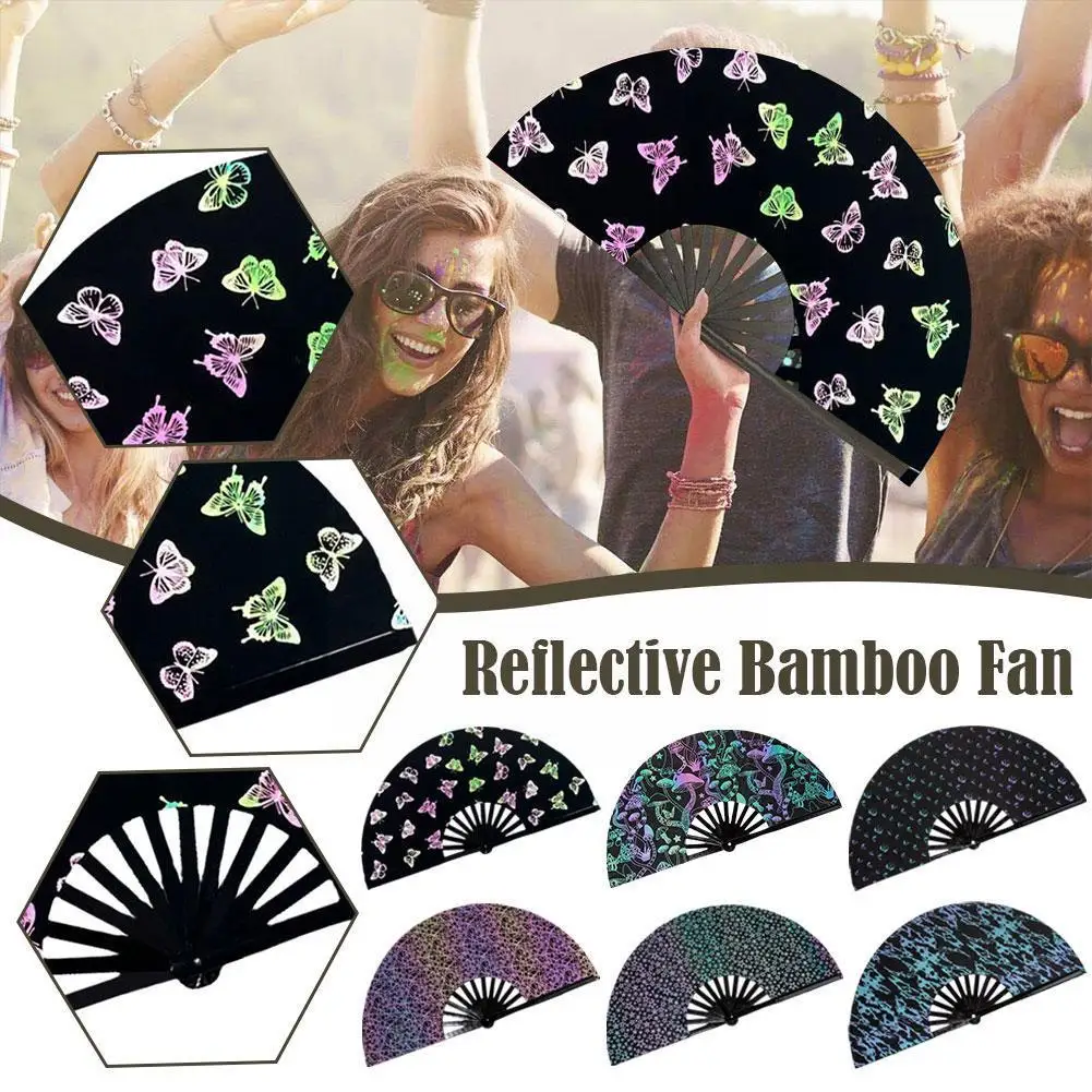 

New Chinese Folding Hand Fan Art Craft Gift Wedding Dance Home Fan Decor Props Festival Hand Fan Party Fan Dance Gift U5c8