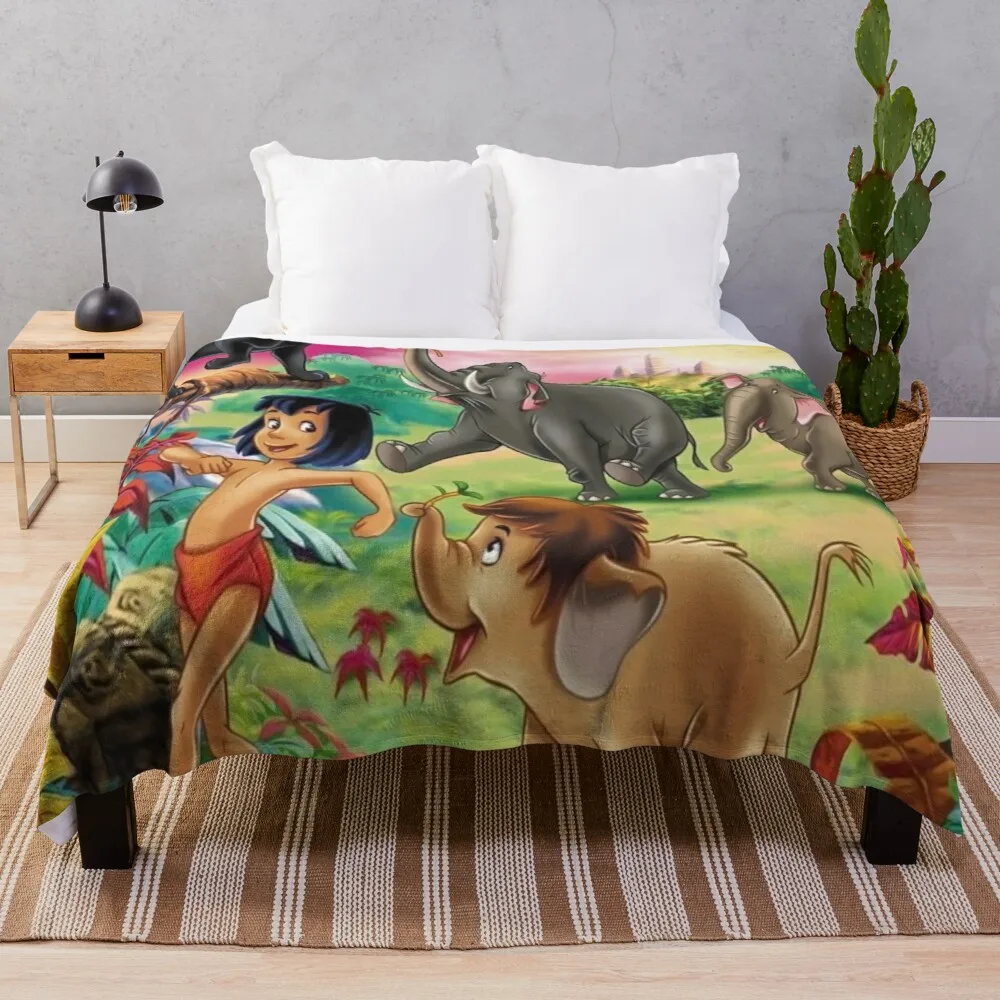 

Baloo & Mowgli Книга джунглей плед одеяло
