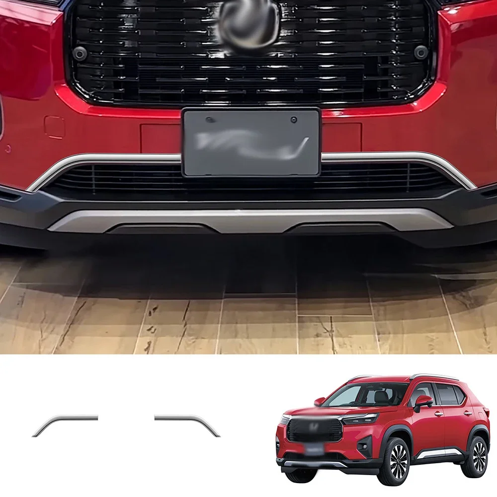 

Для HONDA WR-V WRV 2024 2025 ABS черный передний бампер нижняя средняя сетка сетчатая решетка гриль вокруг крышки отделка внешний Стайлинг автомобиля