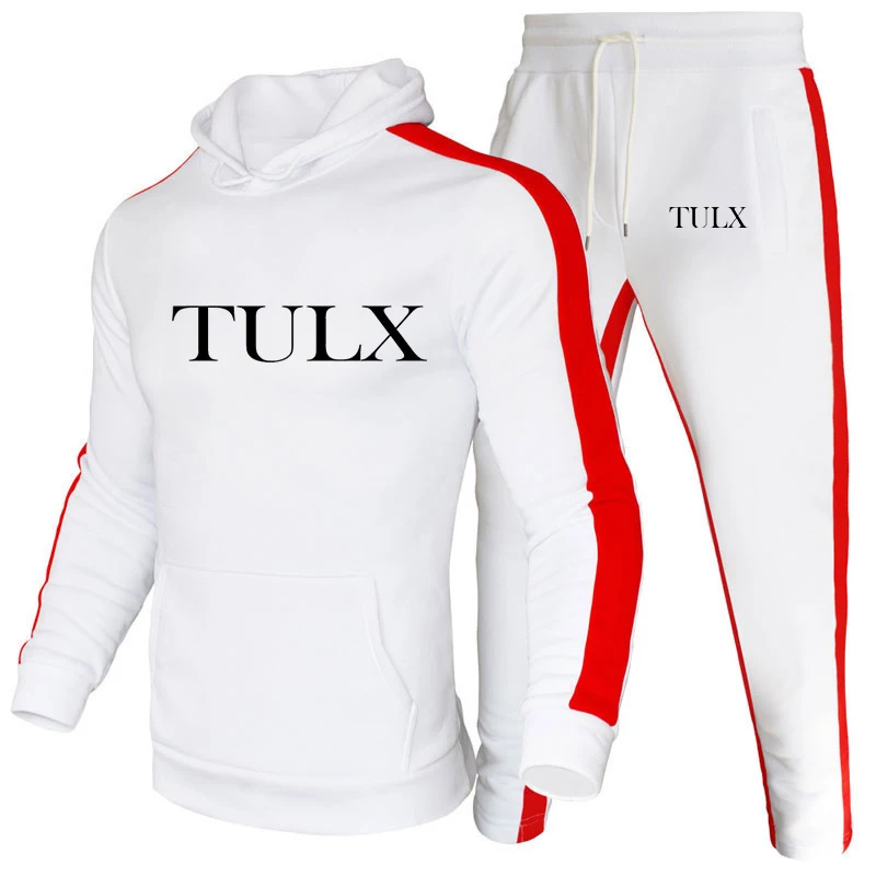 

Костюм спортивный мужской из двух предметов, толстовка с капюшоном и штаны