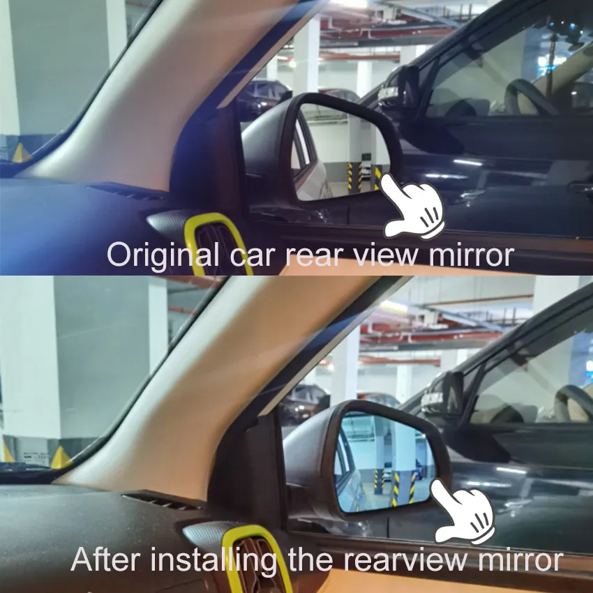 Зеркало заднего вида левое и правое стекло белое с широким углом нагрева для Great